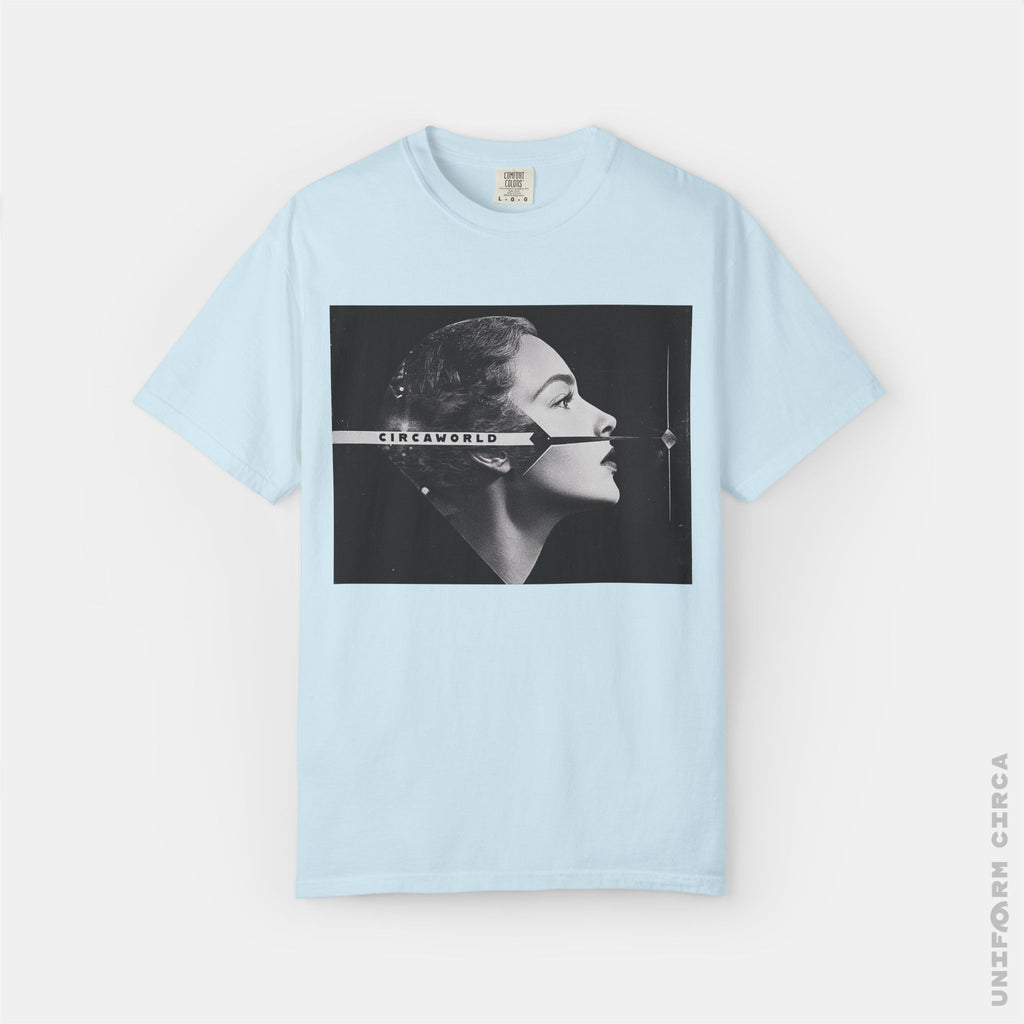 LA FEMME D'ARGENT | Crewneck T-Shirt | 100% Cotton | Designed & Printed in California _ UNIFORM CIRCA NOIR