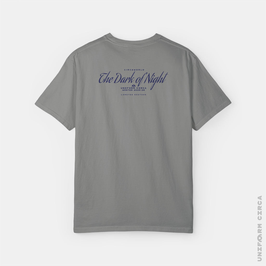 NOIR MARK 1 - Crewneck T-Shirt | 100% Cotton | Designed & Printed in California _ UNIFORM CIRCA _Navy