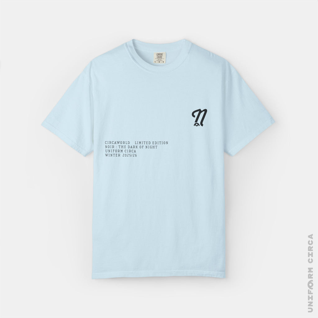 N BADGE NOIR COLLECTION T | Crewneck T-Shirt | 100% Cotton | Designed & Printed in California _ UNIFORM CIRCA _ Black