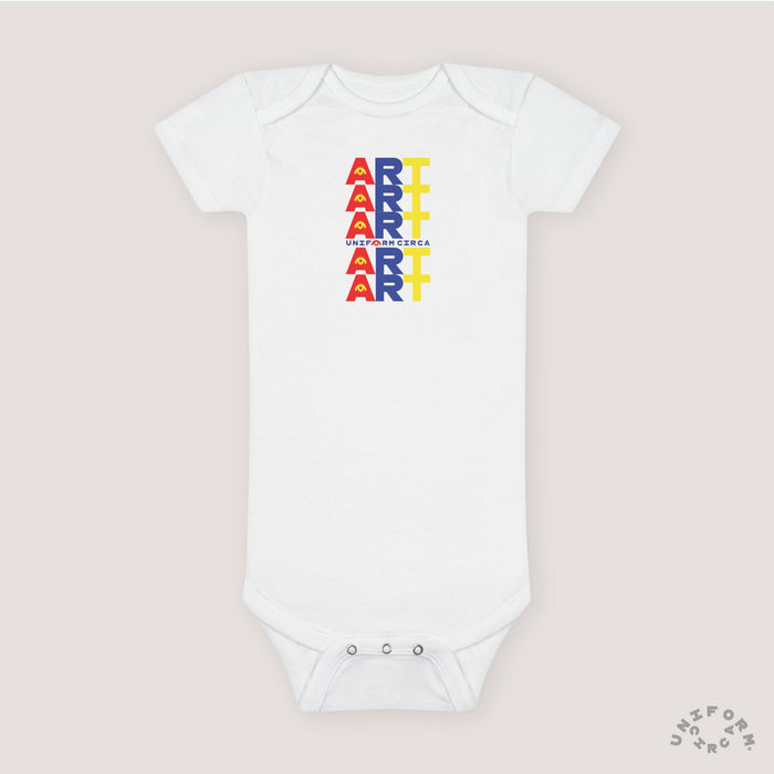 Organic Baby Onesie - ART Cute Infant Bodysuit for Newborns