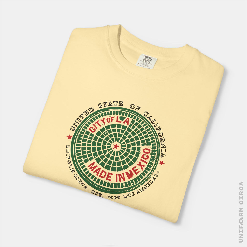 CITY OF LA | CREWNECK T-SHIRT | Printed Unisex Garment-Dyed Graphic Tee