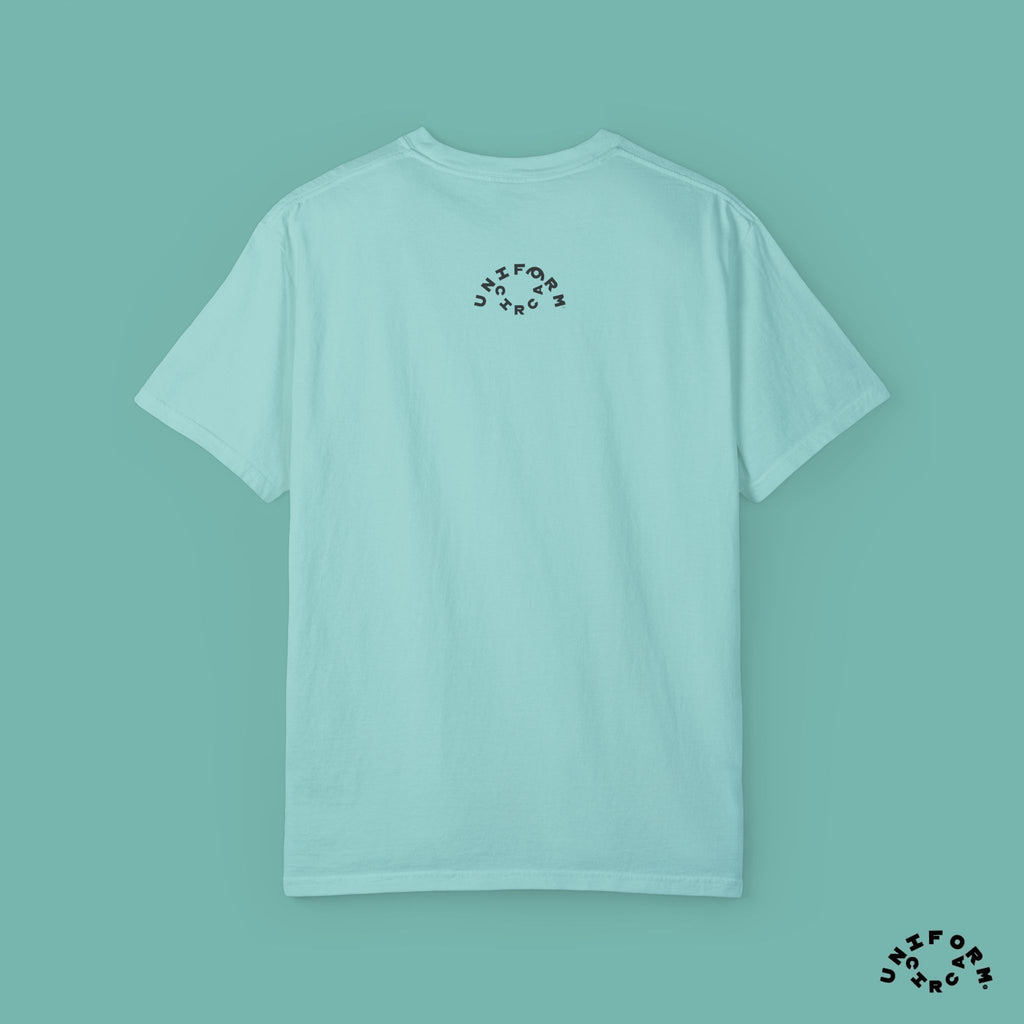 CALIFORNIA BLUEPRINT CREWNECK T-SHIRT | Printed