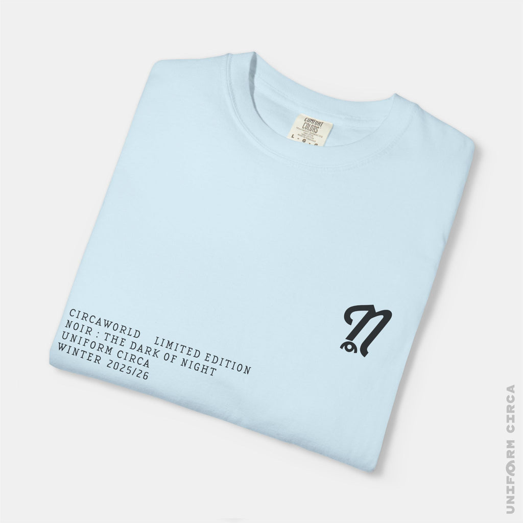 N BADGE NOIR COLLECTION T | Crewneck T-Shirt | 100% Cotton | Designed & Printed in California _ UNIFORM CIRCA _ Black