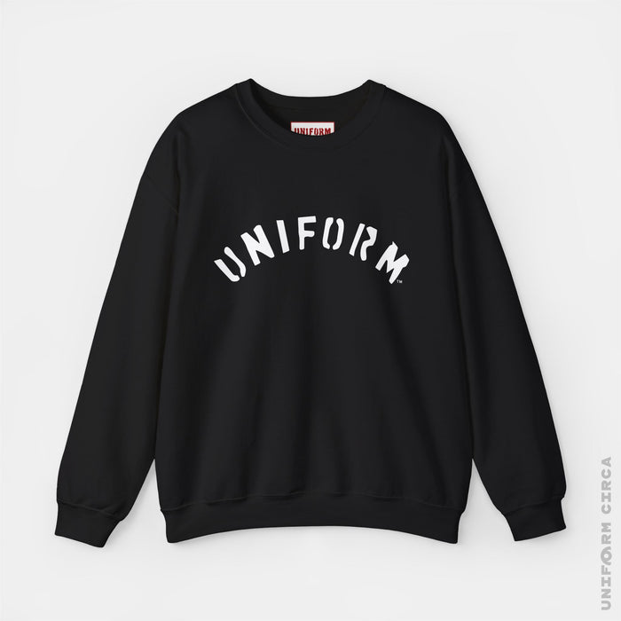 ARC UNIFORM OG | Crewneck Sweatshirt | 100% Cotton | Designed & Printed in California | Printed White