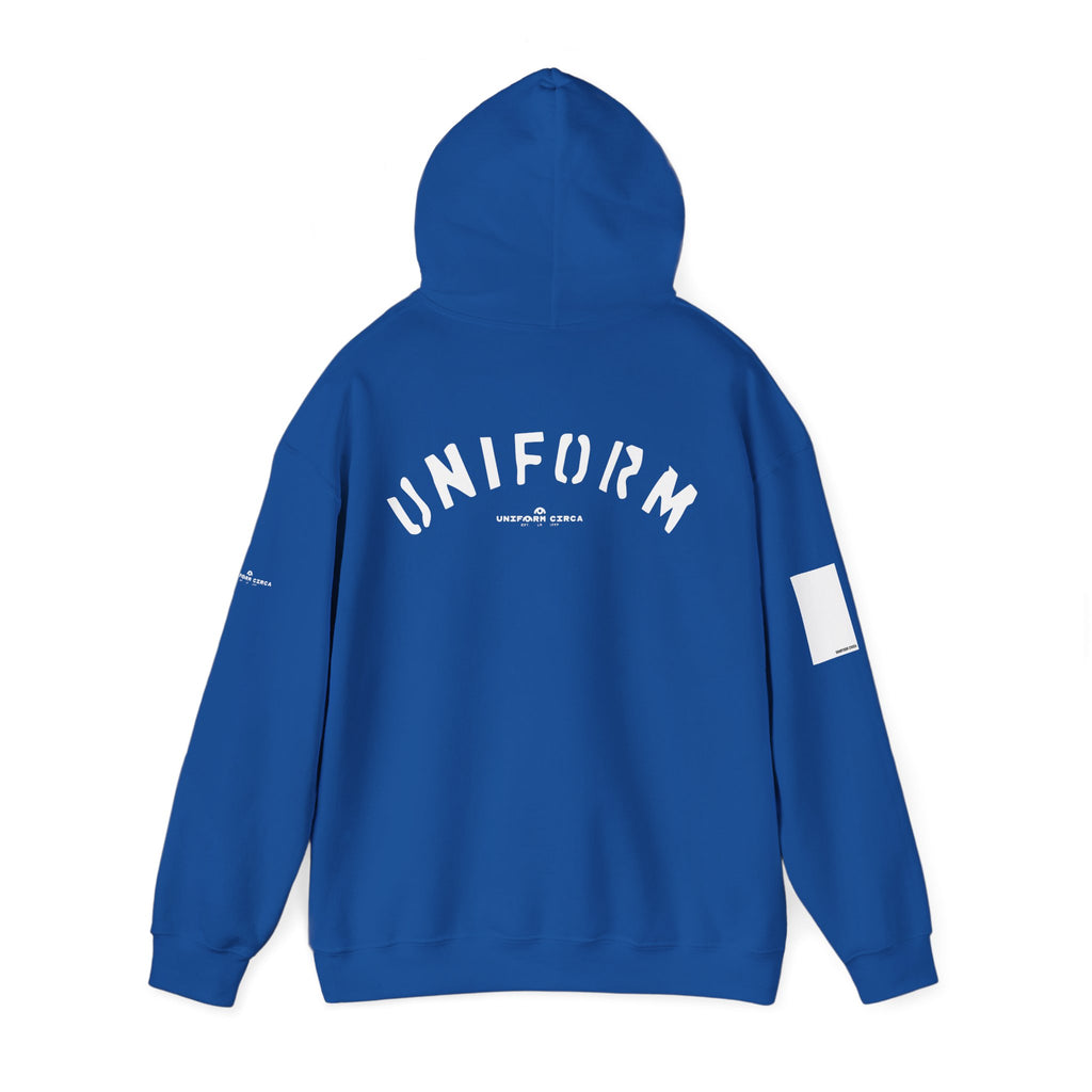 UNIFORM CIRCA HOODIE | 99 BOX WHITE
