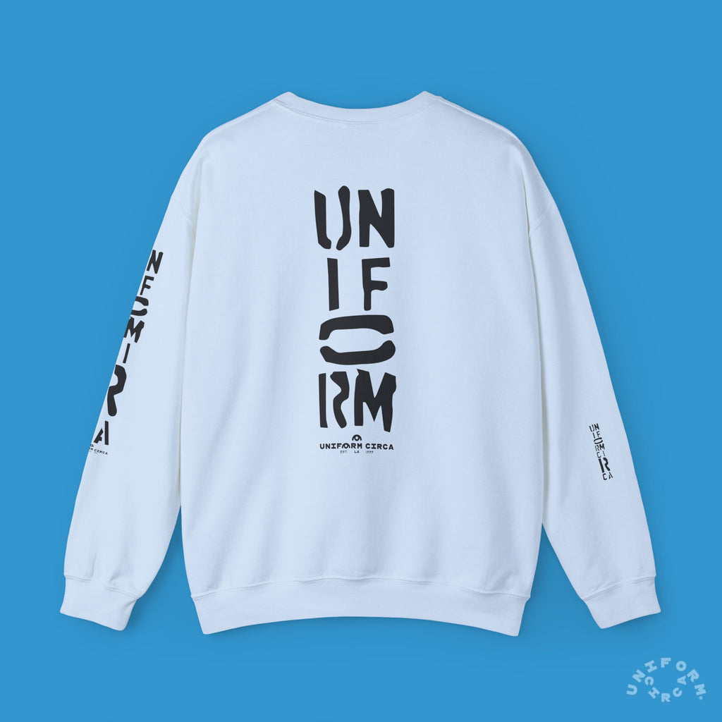 FOUNDATION MARK | CREWNECK SWEATSHIRT | Printed Black
