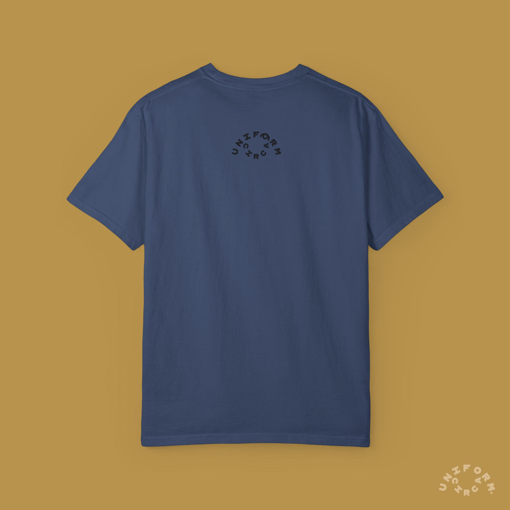 OYSTER LOGO CREWNECK T- SHIRT | Printed Black
