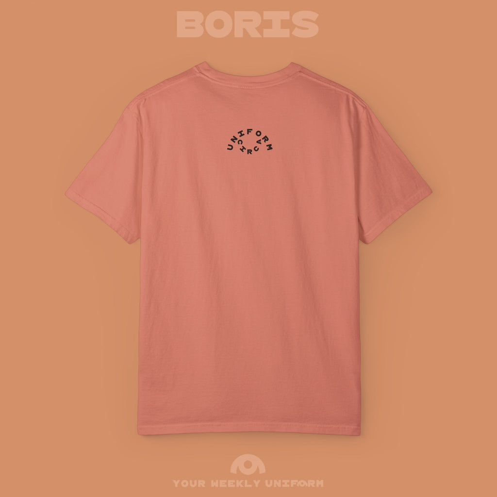 BORIS WEDNESDAY | CREWNECK T-SHIRT | PRINTED BLACK