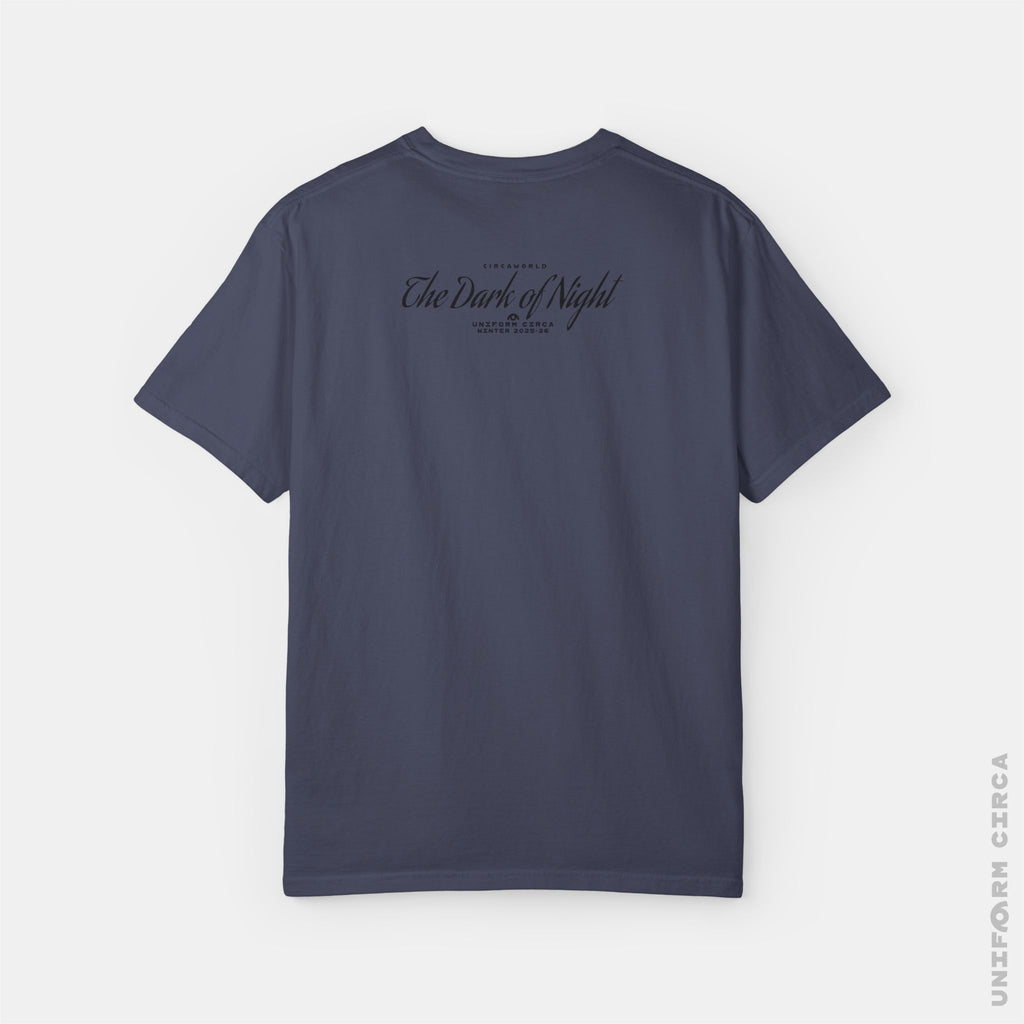 MONSIEUR NOIR 1 - Crewneck T-Shirt | 100% Cotton | Designed & Printed in California _ UNIFORM CIRCA