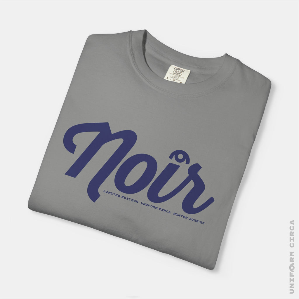 NOIR MARK 1 - Crewneck T-Shirt | 100% Cotton | Designed & Printed in California _ UNIFORM CIRCA _Navy