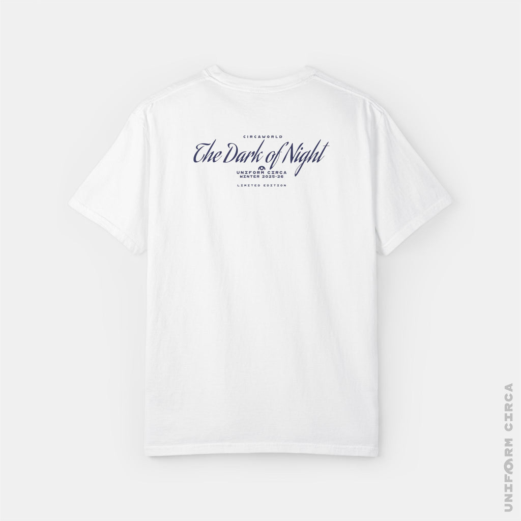 NOIR MARK 1 - Crewneck T-Shirt | 100% Cotton | Designed & Printed in California _ UNIFORM CIRCA _Navy