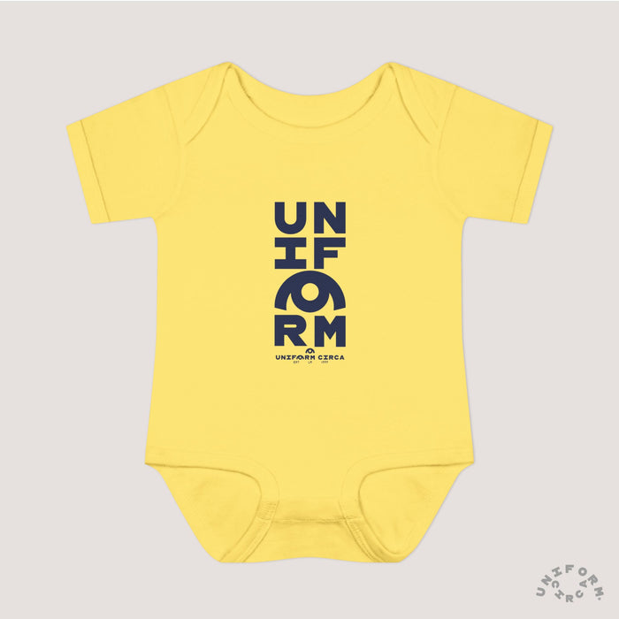 UNIFORM STACK | Infant Baby Rib Bodysuit | Multiple Colors