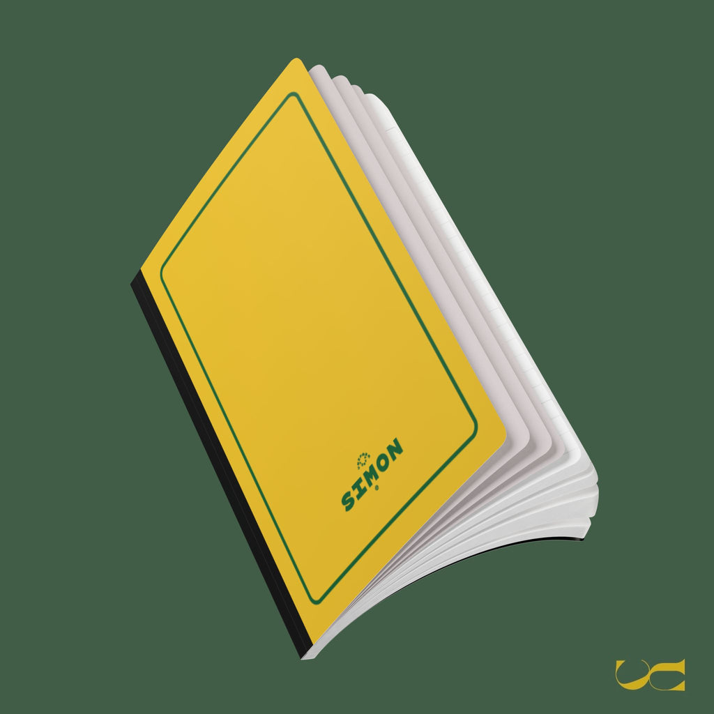 SIMON (SOFT COVER) NOTE & SKETCH JOURNAL | Sunburst/Putting Green/Black