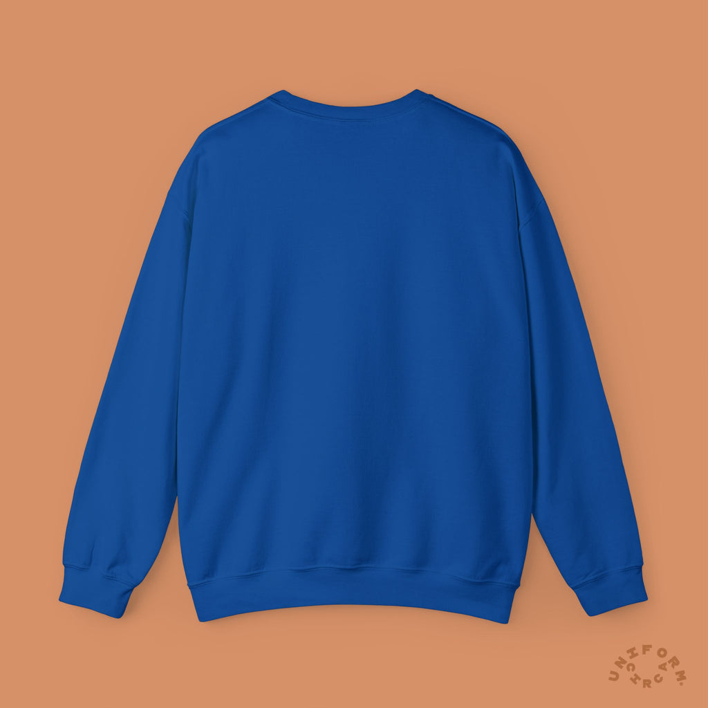 UNIFORM ARC CREWNECK SWEATSHIRT | Red Stitch Embroidery