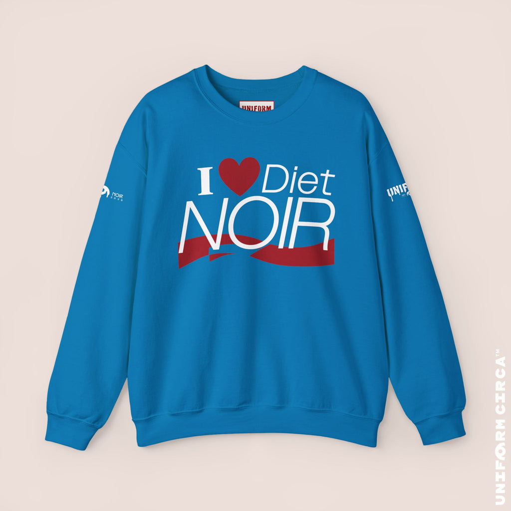 I ❤️ Diet NOIR Crewneck Sweatshirt | 100% Cotton | Designed & Printed in California