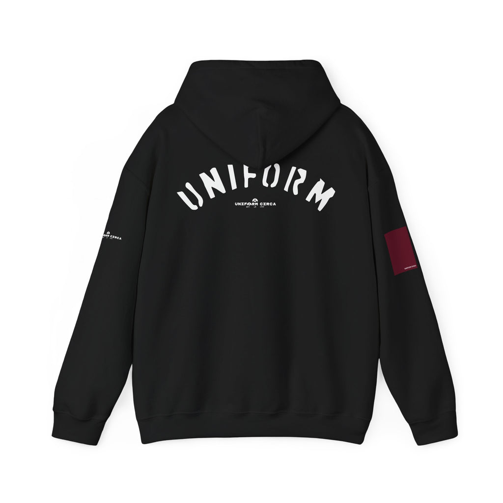 UNIFORM CIRCA HOODIE | 99 BOX RED