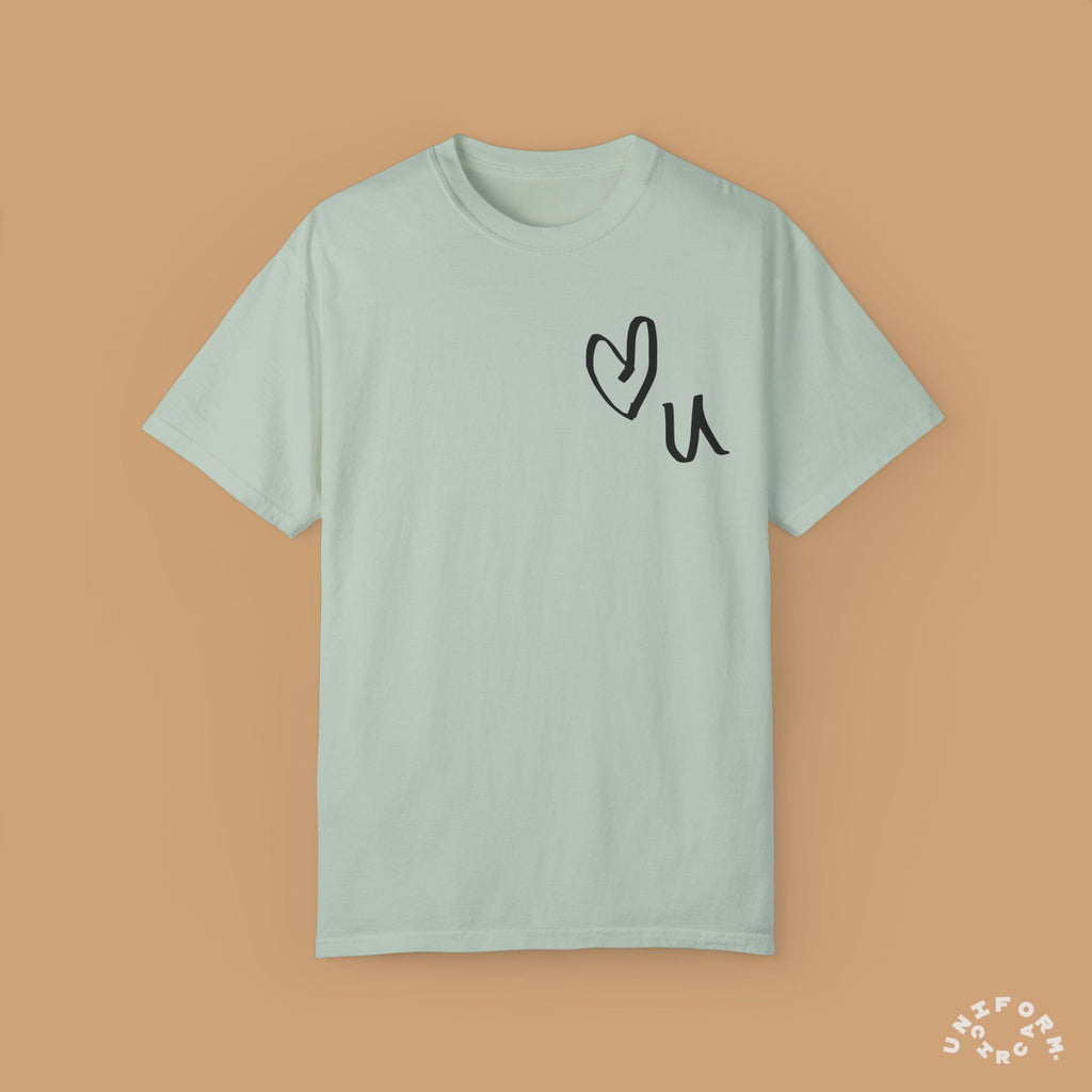 LOVE YOU CREWNECK T-SHIRT | Printed