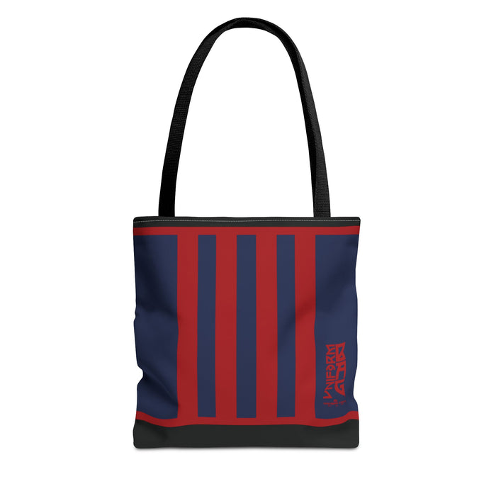 RACER JR. BAG | NAVY/RED/BLACK | Stylish Minimalist Tote Bag, Eco-Friendly Shopping Bag, Chic Carryall, Reusable Tote, Fashionable Beach Bag, Trendy Everyday Essentials
