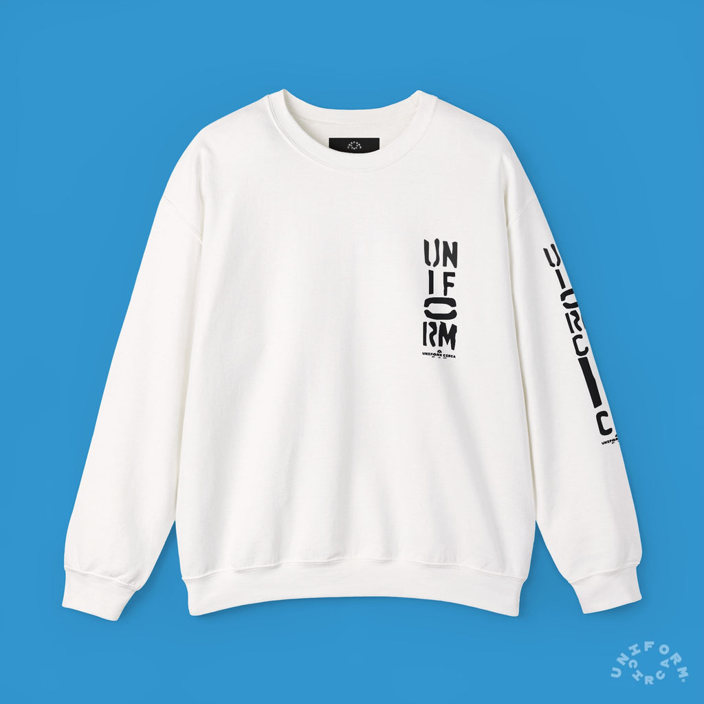 FOUNDATION MARK | CREWNECK SWEATSHIRT | Printed Black