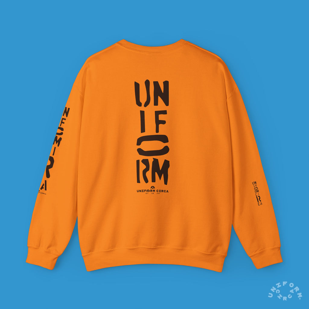 FOUNDATION MARK | CREWNECK SWEATSHIRT | Printed Black