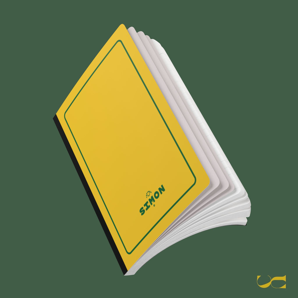 SIMON (SOFT COVER) NOTE & SKETCH JOURNAL | Sunburst/Putting Green/Black