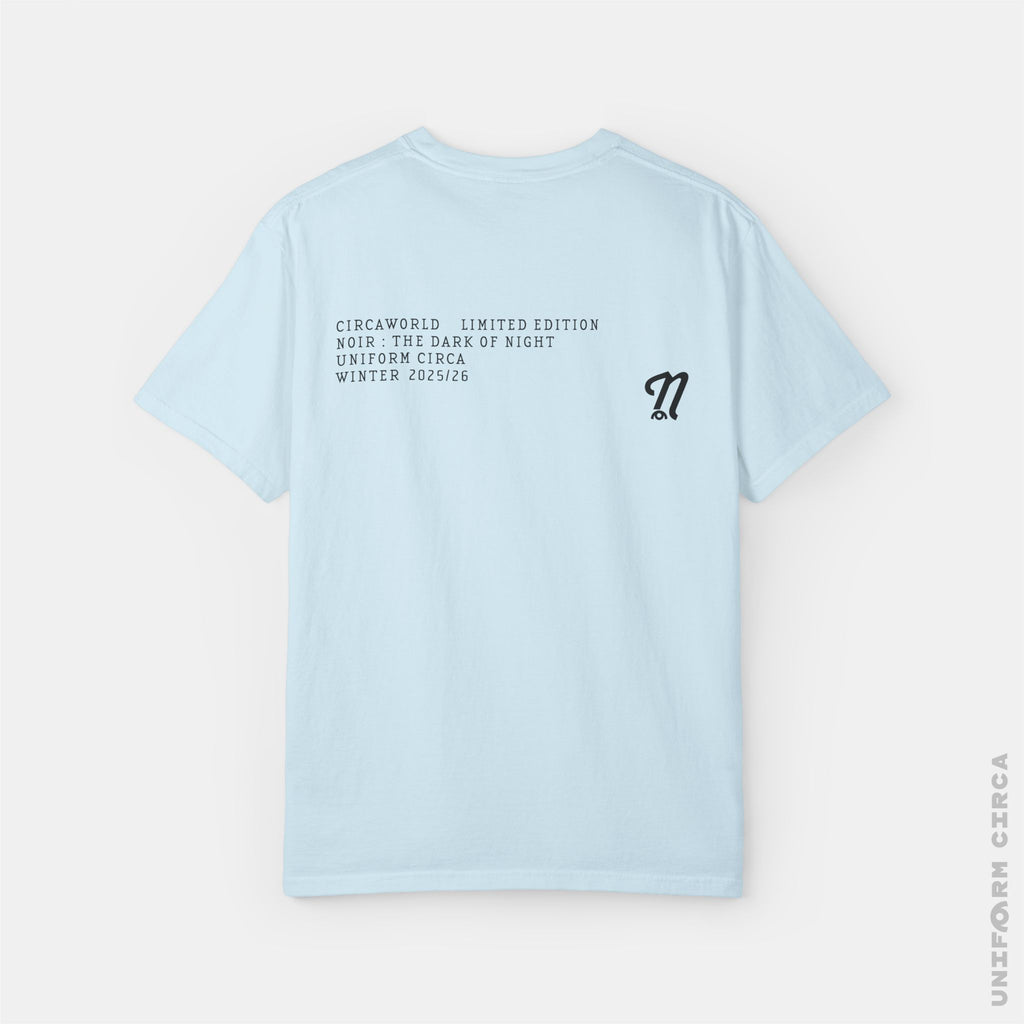 N BADGE NOIR COLLECTION T | Crewneck T-Shirt | 100% Cotton | Designed & Printed in California _ UNIFORM CIRCA _ Black