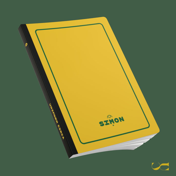 SIMON (SOFT COVER) NOTE & SKETCH JOURNAL | Sunburst/Putting Green/Black