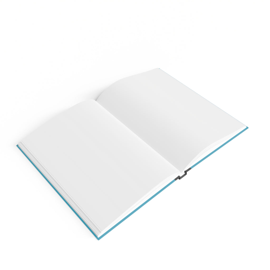SIMON | JOURNAL & NOTEBOOK | Hardcover Blank Pages 5"x7" | Turquoise & Orange