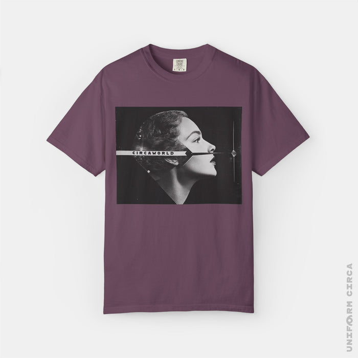 LA FEMME D'ARGENT | Crewneck T-Shirt | 100% Cotton | Designed & Printed in California _ UNIFORM CIRCA NOIR