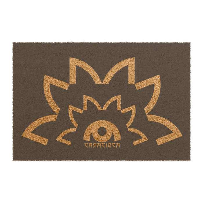 CASACIRCA SUNWARD | CHOCOLATE/SISAL | Stylish Doormat, Entryway Rug, Modern Home Decor, Indoor Outdoor Mat, Gift for New Homeowners, Housewarming Decor
