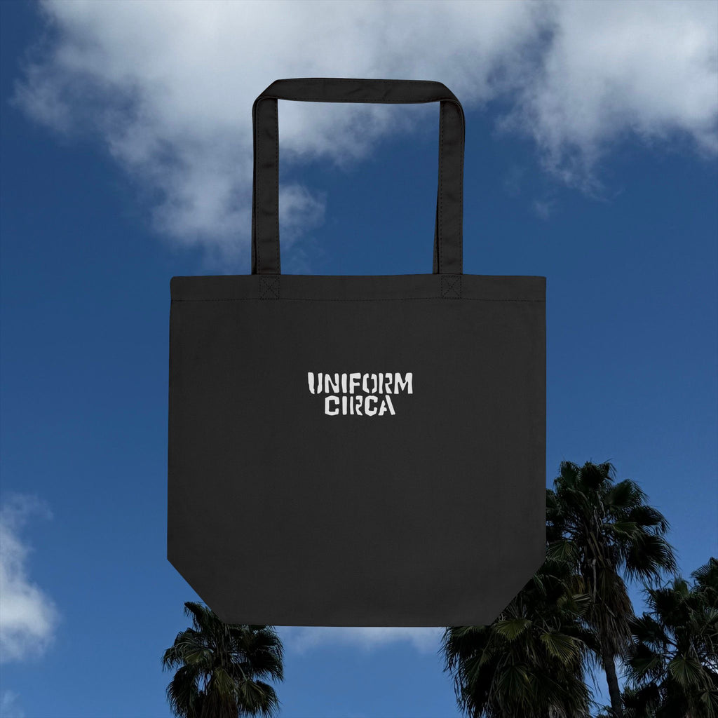UNIFORM CIRCA Eco Tote (Medium) — Organic Cotton Canvas, Black