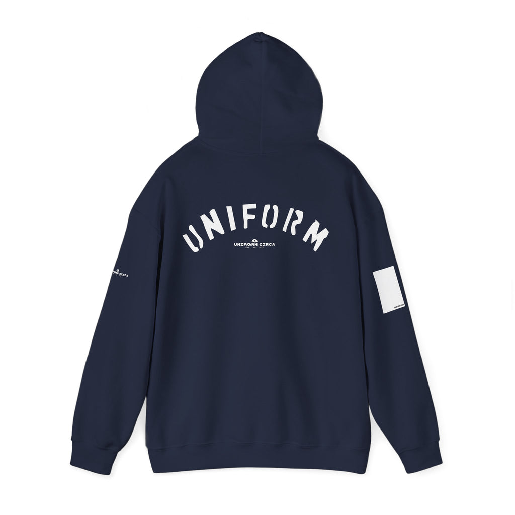 UNIFORM CIRCA HOODIE | 99 BOX WHITE