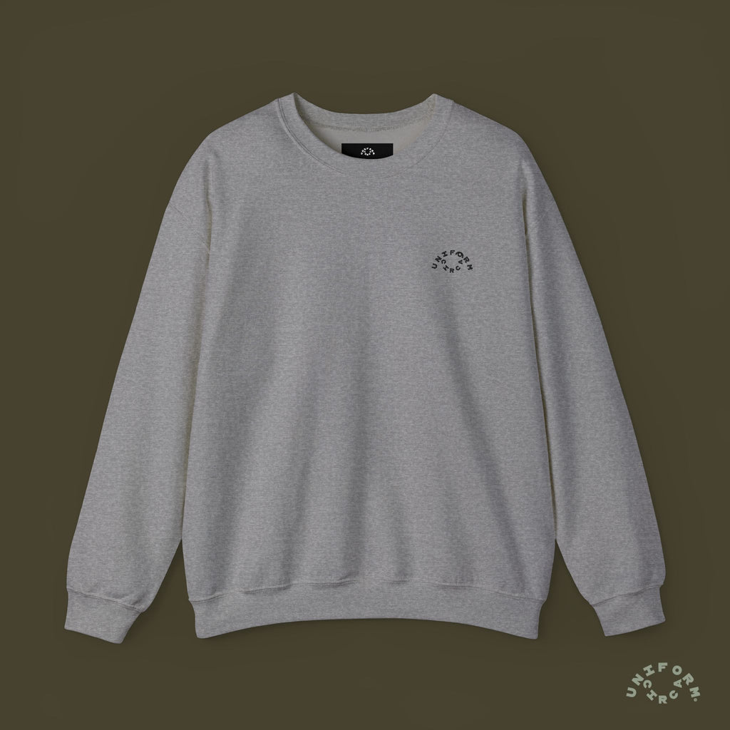 OCULUS LOGO CREWNECK SWEATSHIRT | Black Embroidery