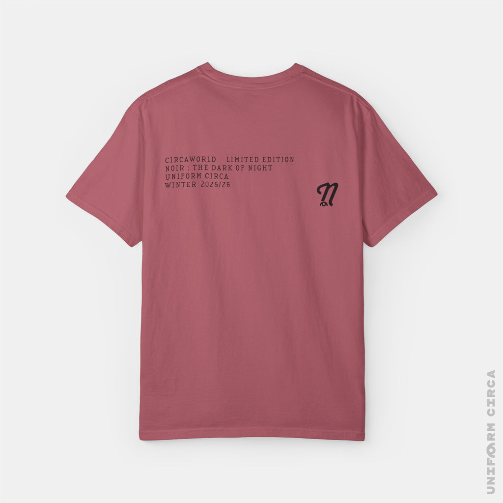 N BADGE NOIR COLLECTION T | Crewneck T-Shirt | 100% Cotton | Designed & Printed in California _ UNIFORM CIRCA _ Black