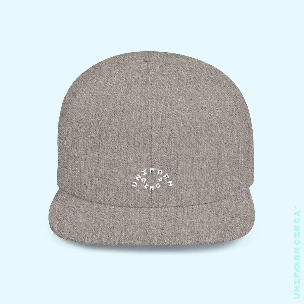 OCULUS LOGO HAT | Flat Bill Snap Back | White Embroidery