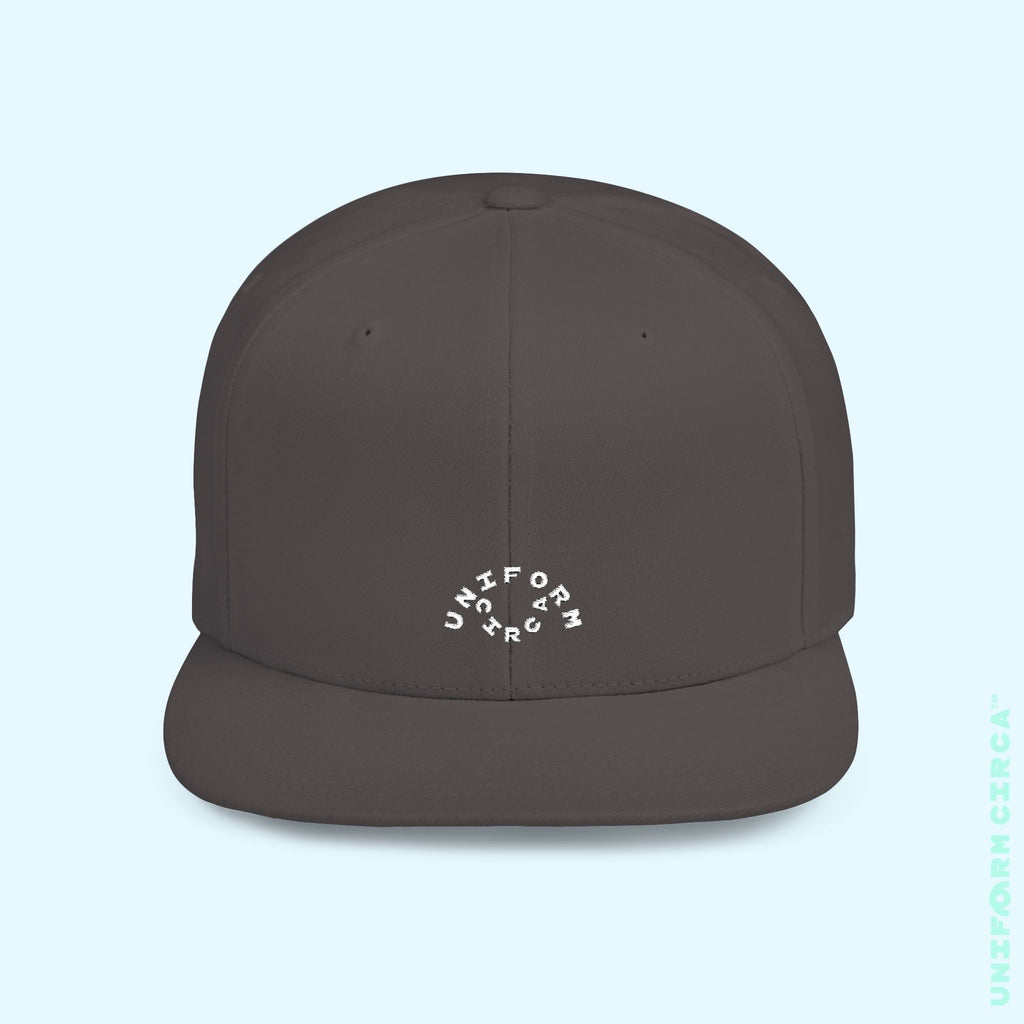 OCULUS LOGO HAT | Flat Bill Snap Back | White Embroidery
