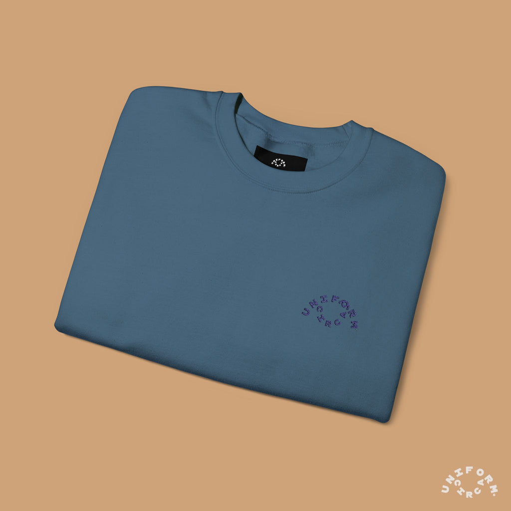 OCULUS LOGO CREWNECK SWEATSHIRT | Navy Embroidery