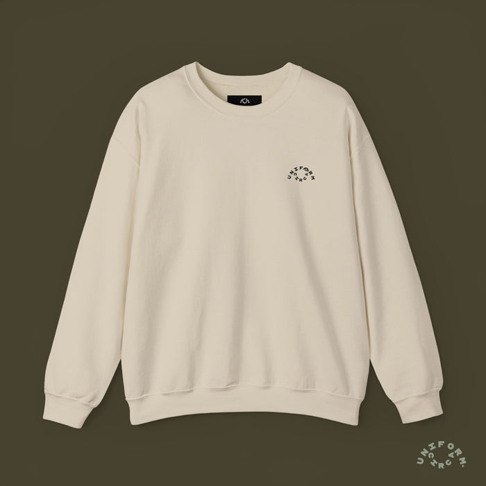 OCULUS LOGO CREWNECK SWEATSHIRT | Black Embroidery