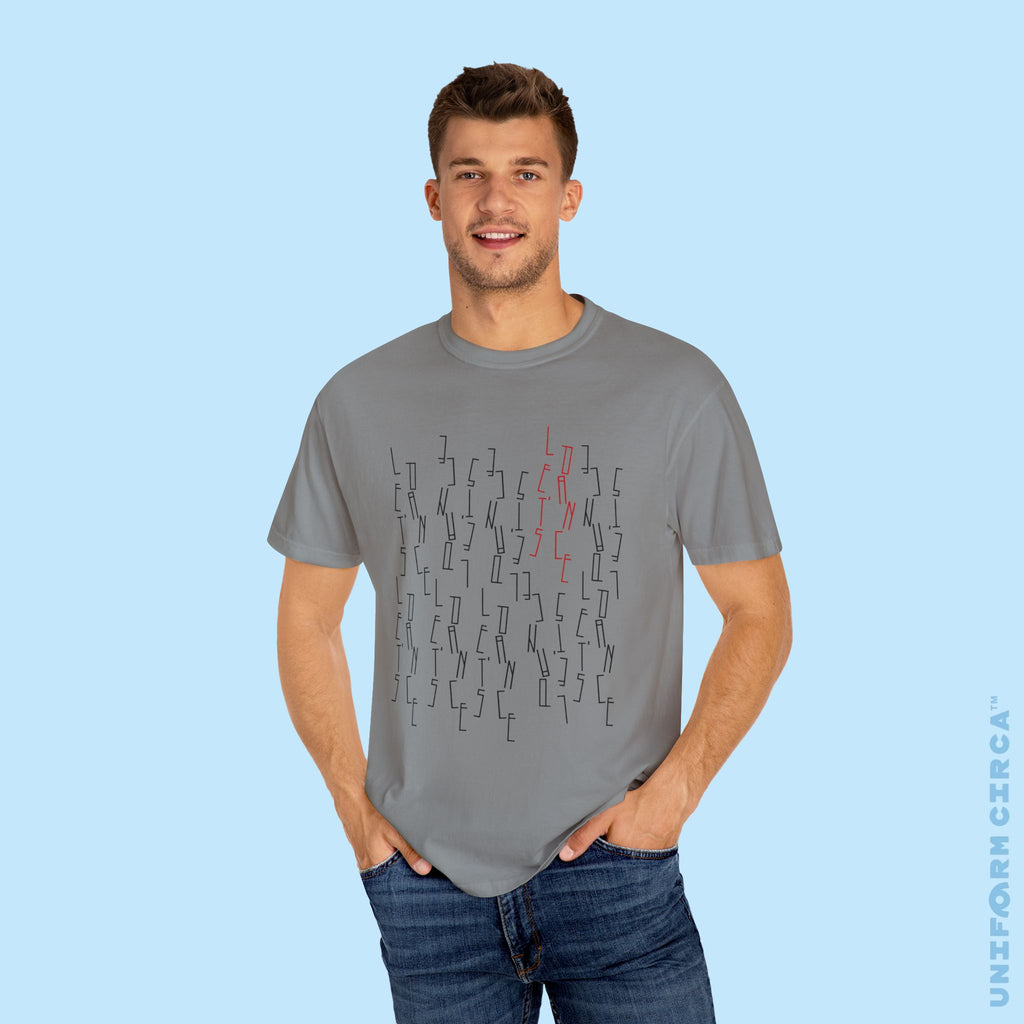 LET'S DANCE '25 (B) | CREWNECK T-SHIRT | Printed Black/Red