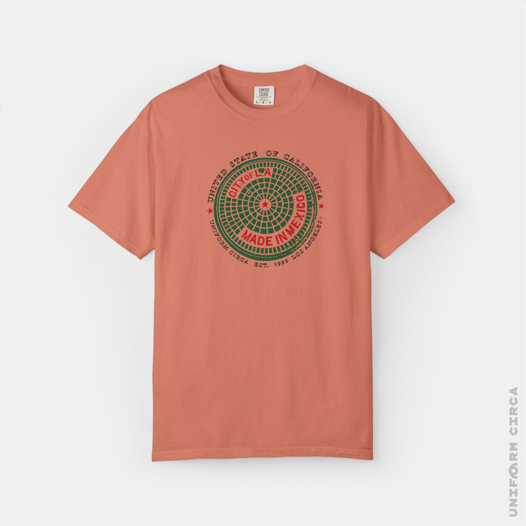 CITY OF LA | CREWNECK T-SHIRT | Printed Unisex Garment-Dyed Graphic Tee
