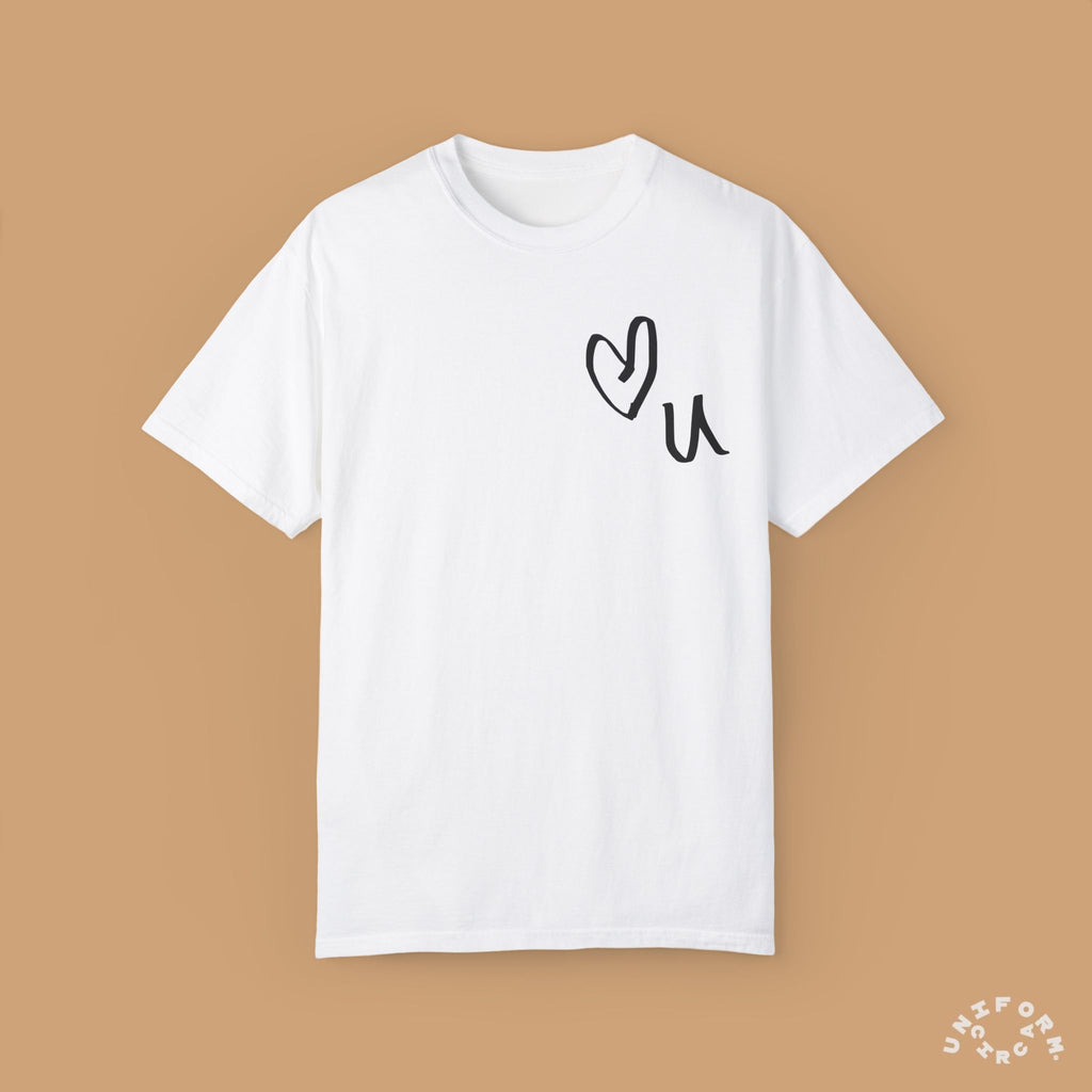 LOVE YOU CREWNECK T-SHIRT | Printed