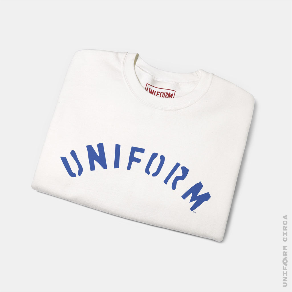 ARC UNIFORM STANDARD | Crewneck Sweatshirt | 100% Cotton | Designed & Printed in California | Printed Blue