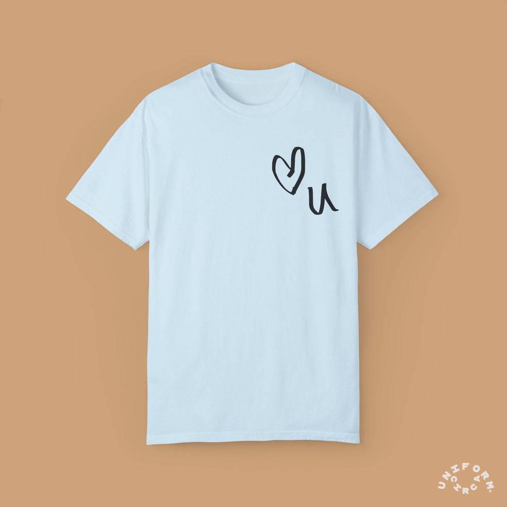 LOVE YOU CREWNECK T-SHIRT | Printed