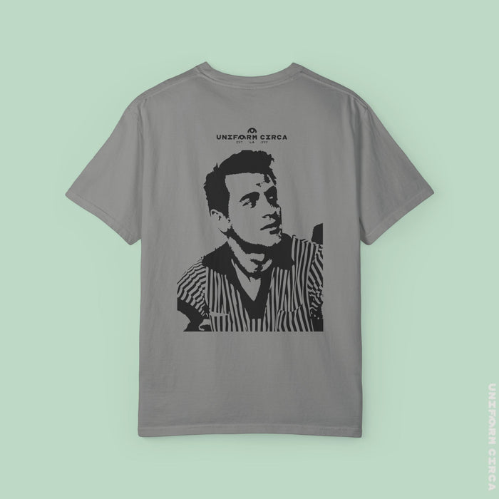ROCK | CREWNECK T-SHIRT | PRINTED | Retro-Inspired Unisex Garment-Dyed T-Shirt with Iconic Design