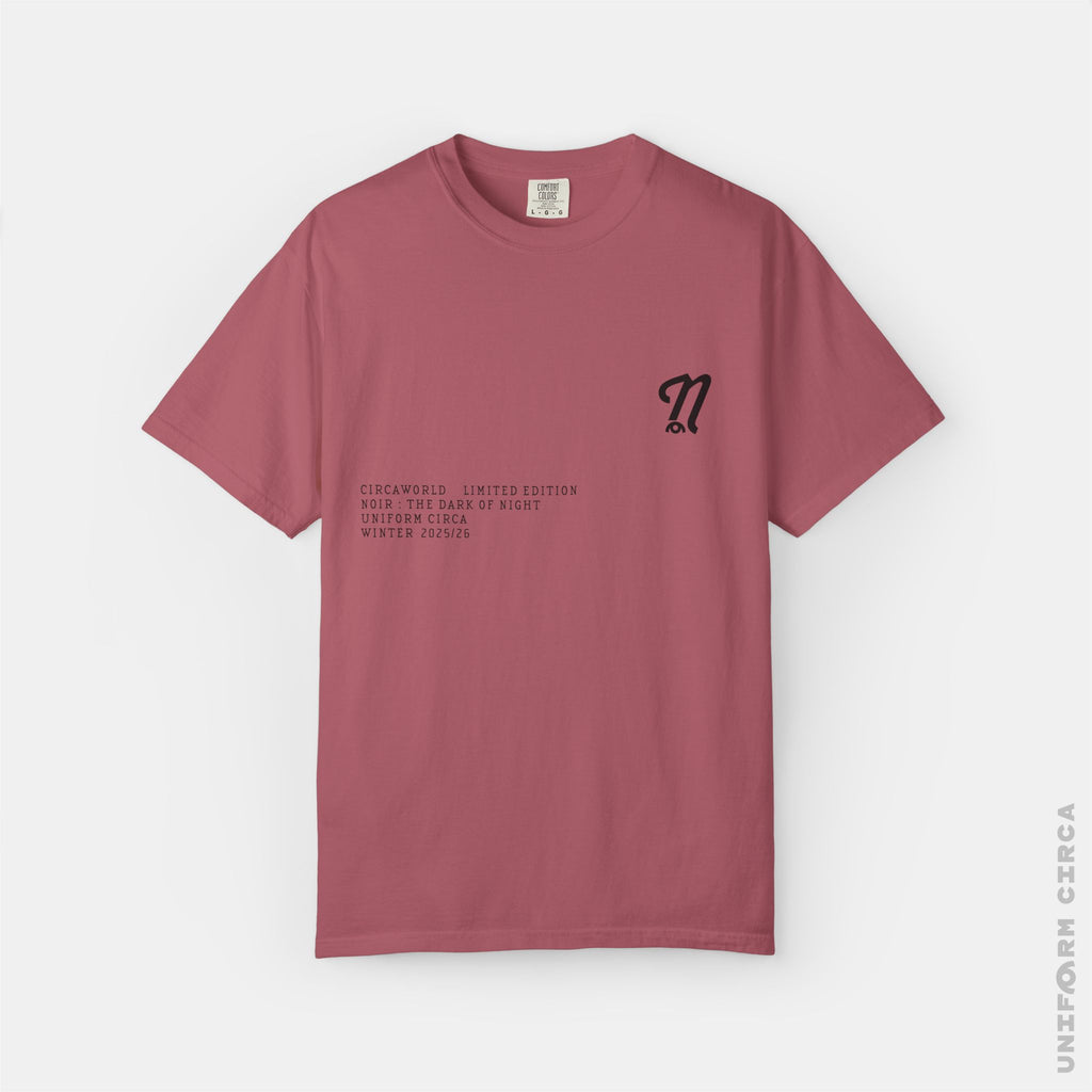 N BADGE NOIR COLLECTION T | Crewneck T-Shirt | 100% Cotton | Designed & Printed in California _ UNIFORM CIRCA _ Black