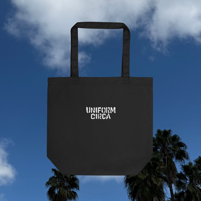 UNIFORM CIRCA Eco Tote (Medium) — Organic Cotton Canvas, Black