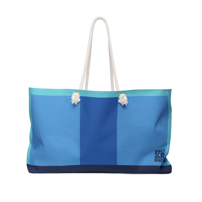 THE MAX BAG | All Blues Weekender Bag - Stylish Travel Tote, Gym Bag, Beach Bag, Personalized Gift, Spacious Weekend Accessories