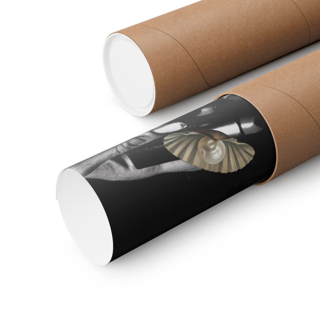 Diet Noir, Pearls. No. 5 | Printed Matte Poster. 2026. Matte Poster | Black & White Portrait Art