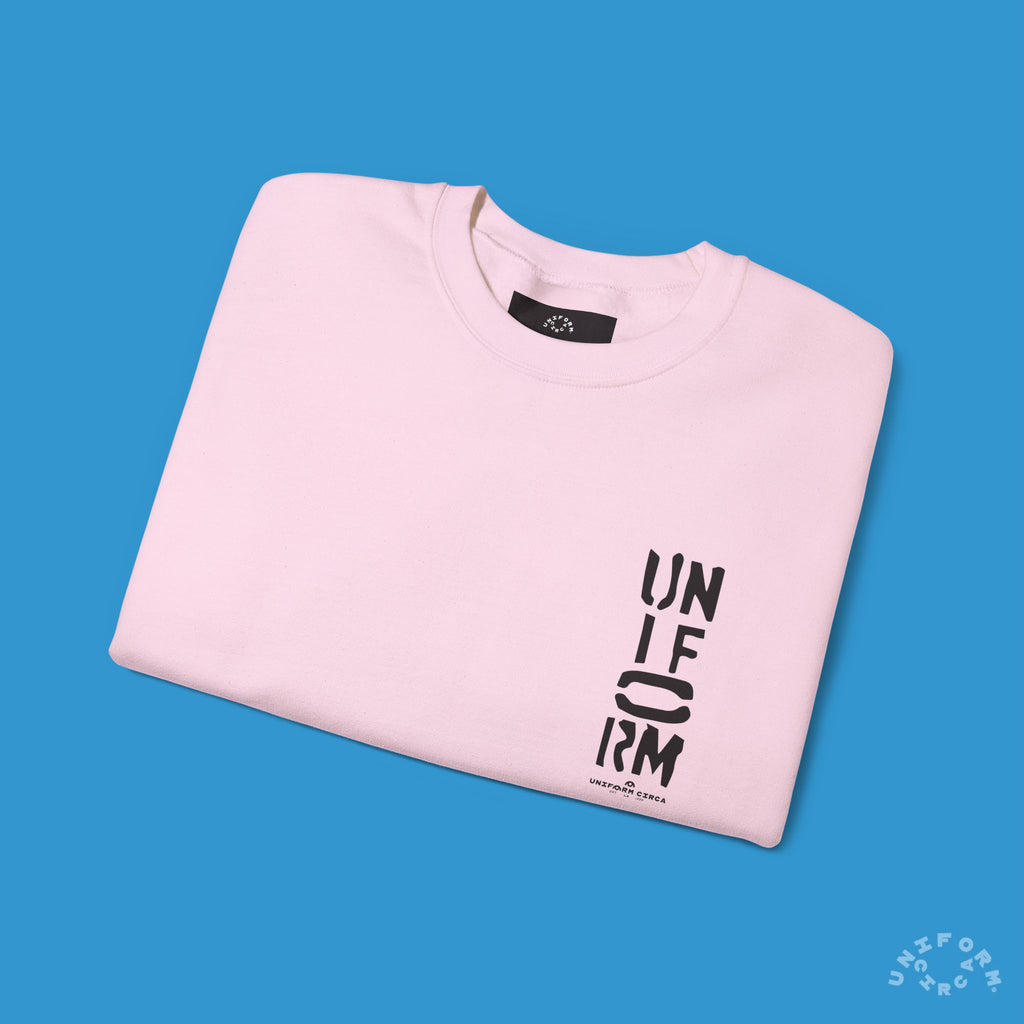 FOUNDATION MARK | CREWNECK SWEATSHIRT | Printed Black