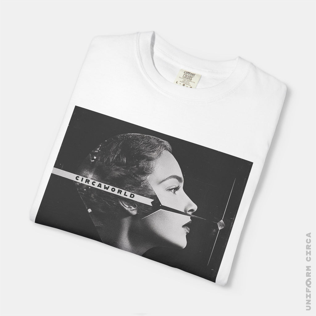 D'ARGENT N BADGE BACK - Crewneck T-Shirt | 100% Cotton | Designed & Printed in California _ UNIFORM CIRCA